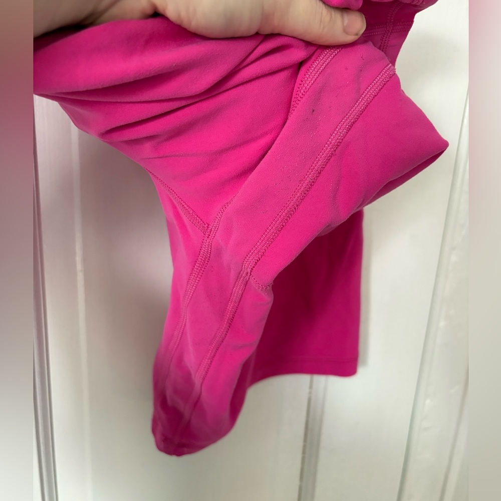 Lululemon Align High-Rise Short 8” Sonic Pink, Size 14 - Fuchsia Hot Pink Neon - Picture 5 of 12